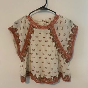 Free People Embroidered Top